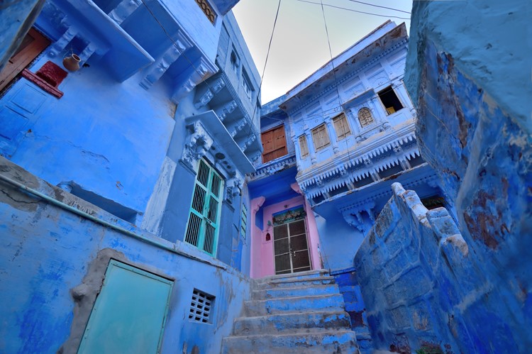 Blauwe huizen van Jodhpur